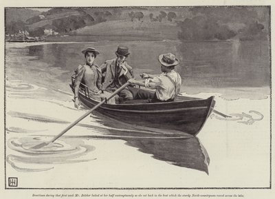 Illusztráció a Nyár felvillanásához, Mrs. W. K. Clifford alkotó: George Percy Jacomb-Hood